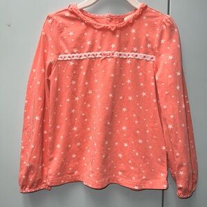 Matilda Jane Coral Long Sleeve Polka Dot Tee